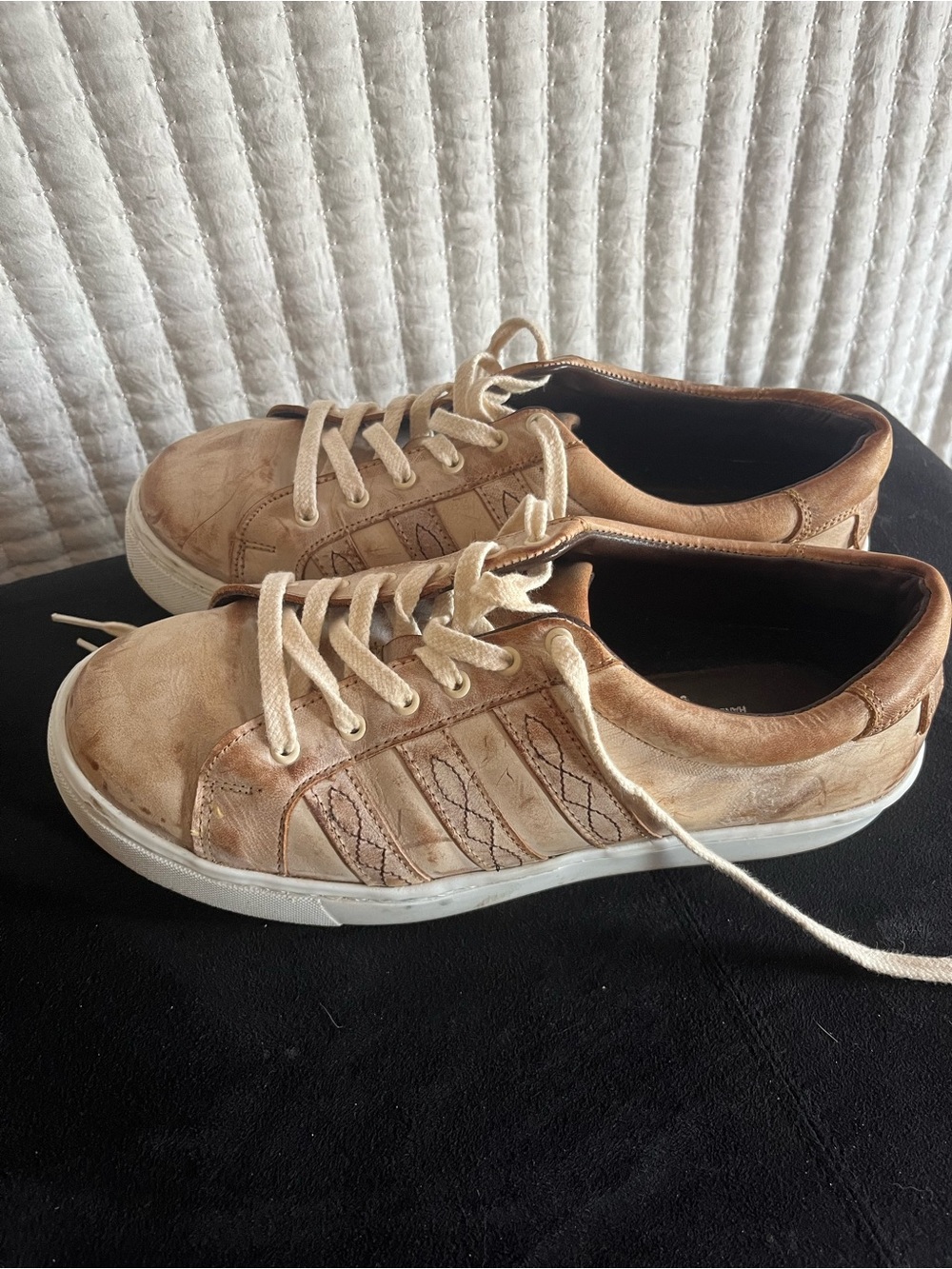 Agave Sky Casual Low-Top Sneakers in Tan